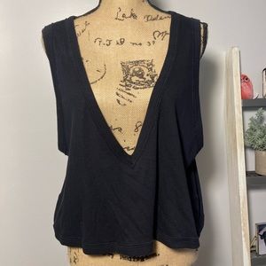 Free People Womens Black Tank Top (S)